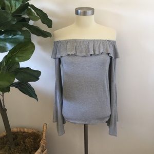 Off the Shoulder Striped Top